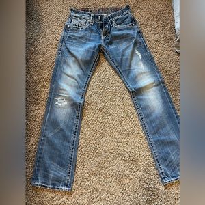 Rock Revival Elton Straight Mens Jeans
